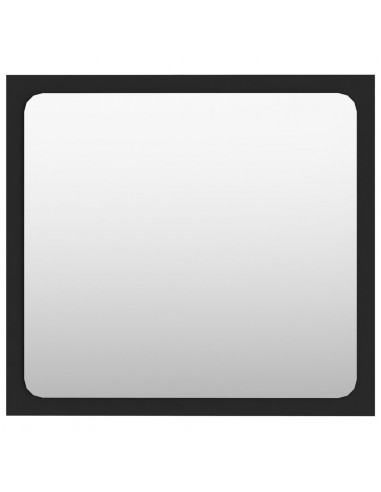 Set Mobili da Bagno Nero in Truciolato