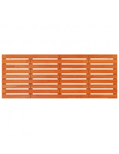 Testiera da Parete 166x3x63 cm in Legno Massello di Pino