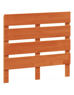 Testiera Marrone Cera 90 cm in Legno Massello di Pino 2