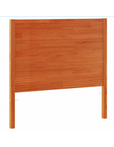 Testiera Marrone Cera 100 cm in Legno Massello di Pino 2