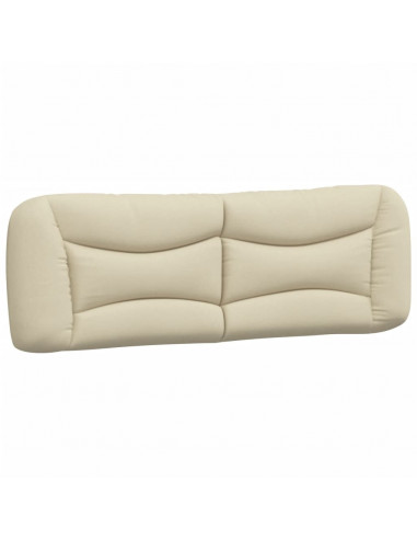 Cuscino Testiera Crema 160 cm in Tessuto