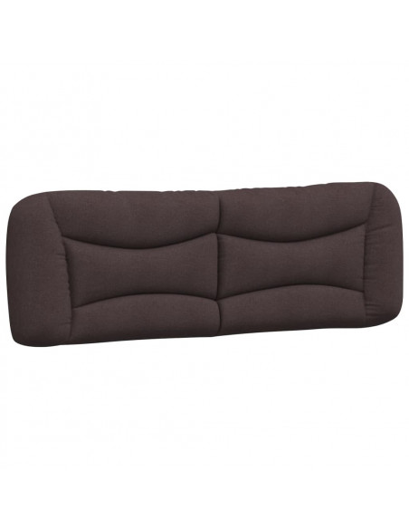 Cuscino Testiera Marrone Scuro 160 cm in Tessuto