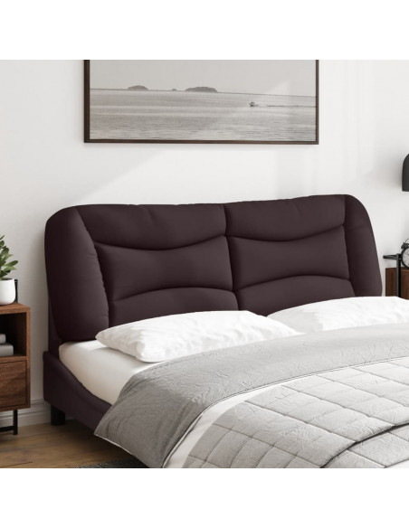 Cuscino Testiera Hvar Marrone Scuro 160 cm in Tessuto