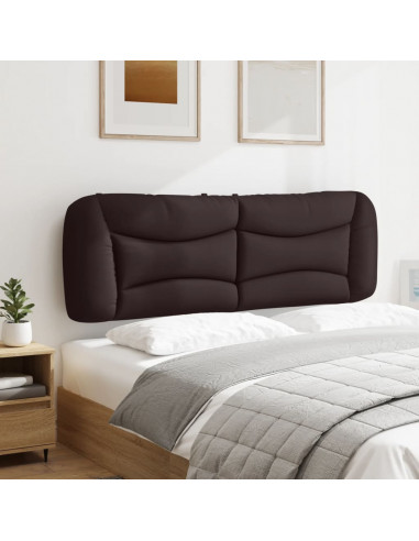 Cuscino Testiera Marrone Scuro 160 cm in Tessuto