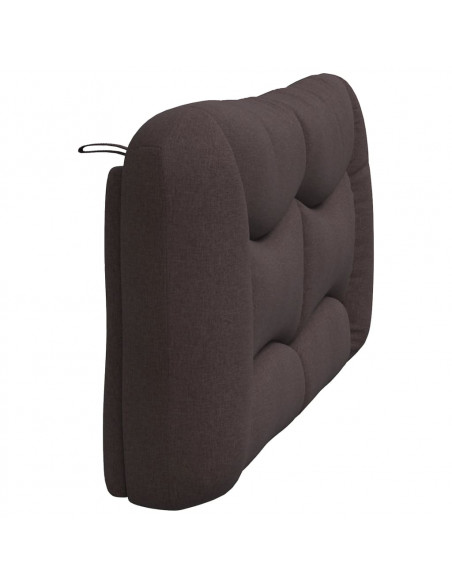 Cuscino Testiera Hvar Marrone Scuro 160 cm in Tessuto