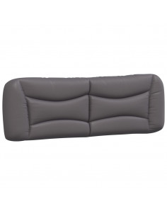 Cuscino Testiera Grigio 160 cm in Similpelle 2