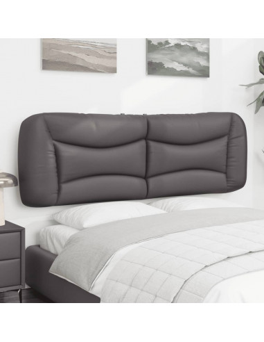 Cuscino Testiera Grigio 160 cm in Similpelle