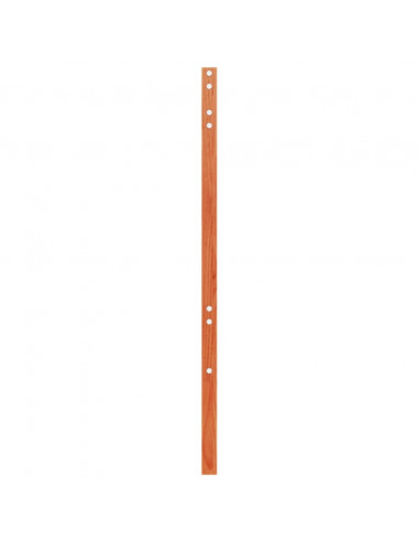 Testiera Marrone Cera 100 cm in Legno Massello di Pino