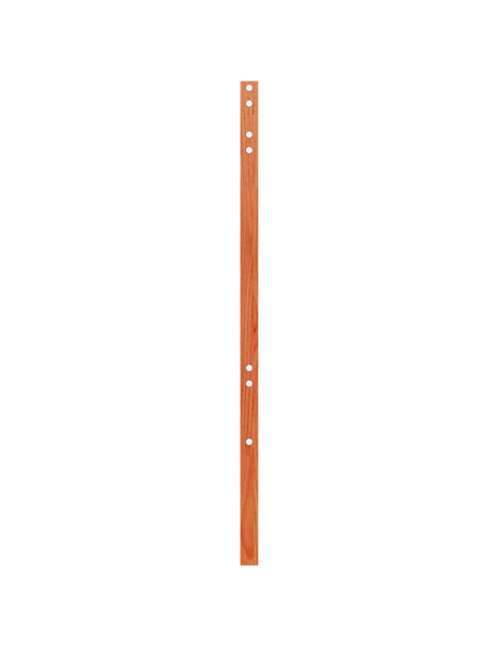 Testiera Marrone Cera 100 cm in Legno Massello di Pino