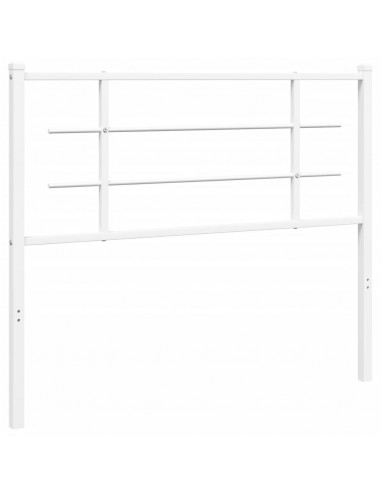 Testiera in Metallo Bianco 107 cm