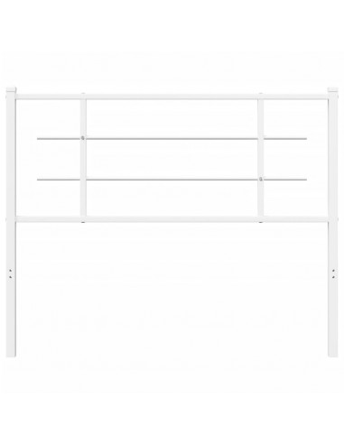 Testiera in Metallo Bianco 107 cm