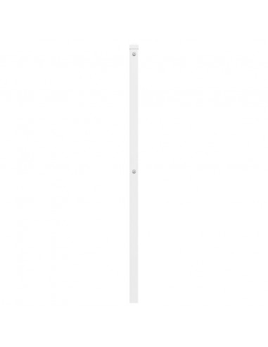 Testiera in Metallo Bianco 107 cm