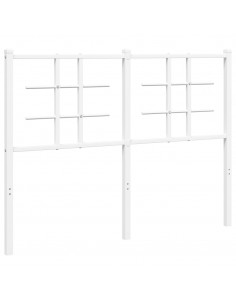 Testiera in Metallo Bianco 120 cm 2