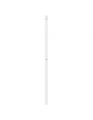 Testiera in Metallo Bianco 120 cm