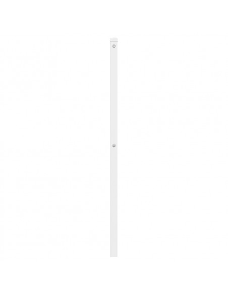 Testiera in Metallo Bianco 120 cm