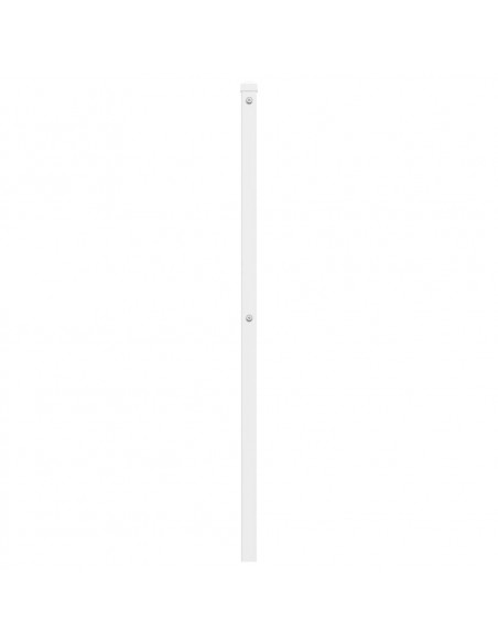 Testiera in Metallo Bianco 140 cm
