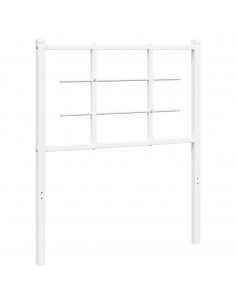 Testiera in Metallo Bianco 75 cm 2