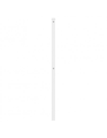 Testiera in Metallo Bianco 75 cm