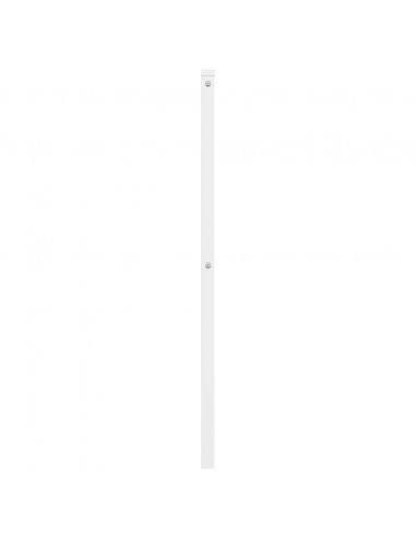 Testiera in Metallo Bianco 200 cm