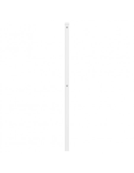 Testiera in Metallo Bianco 200 cm
