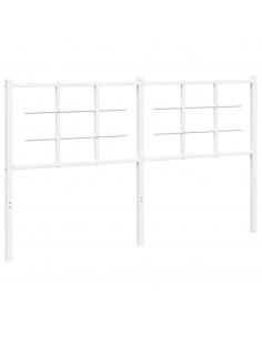 Testiera in Metallo Bianco 150 cm 2