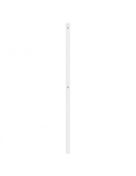 Testiera in Metallo Bianco 180 cm