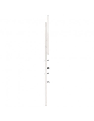 Testiera Bianca 75 cm in Legno Massello di Pino