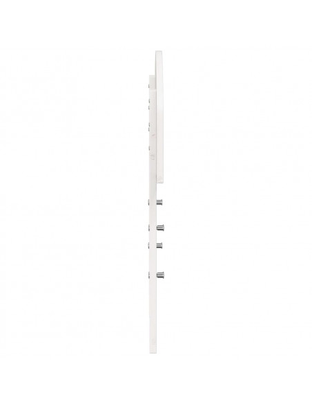 Testiera Bianca 75 cm in Legno Massello di Pino