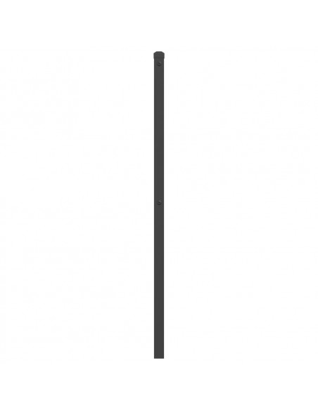Testiera in Metallo Nero 160 cm