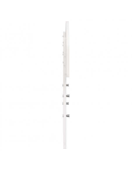 Testiera Bianca 100 cm in Legno Massello di Pino