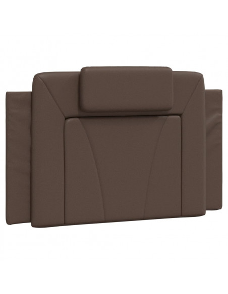 Cuscino Testiera Marrone 90 cm in Similpelle
