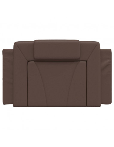 Cuscino Testiera Marrone 90 cm in Similpelle