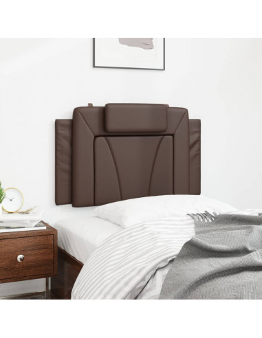 Cuscino Testiera Marrone 80 cm in Similpelle
