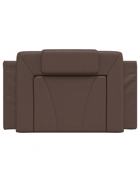 Cuscino Testiera Marrone 80 cm in Similpelle