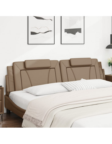 Cuscino Testiera Cappuccino 200 cm in Similpelle