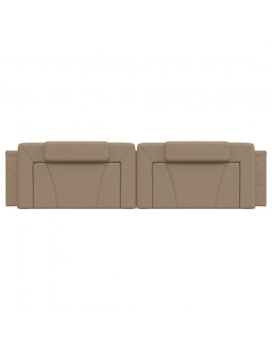 Cuscino Testiera Cappuccino 200 cm in Similpelle