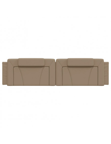Cuscino Testiera Cappuccino 200 cm in Similpelle