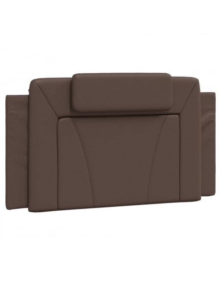 Cuscino Testiera Marrone 100 cm in Similpelle