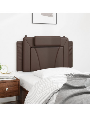Cuscino Testiera Marrone 100 cm in Similpelle