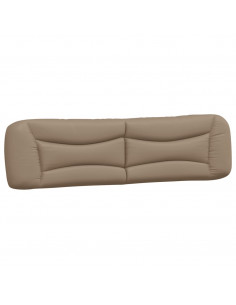 Cuscino Testiera Hvar Cappuccino 200 cm in Similpelle 2