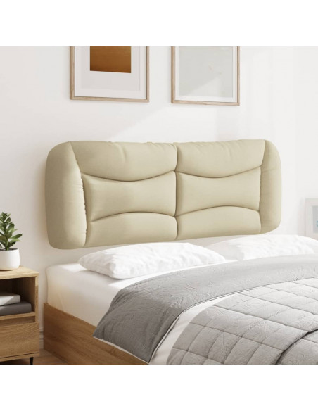 Cuscino Testiera Crema 120 cm in Tessuto