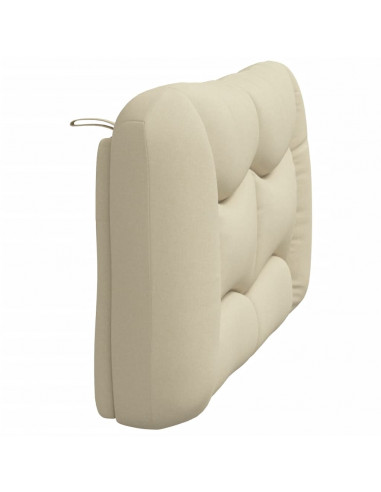 Cuscino Testiera Crema 120 cm in Tessuto