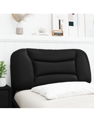Cuscino Testiera Nero 80 cm in Similpelle