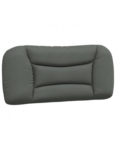 Cuscino Testiera Grigio Scuro 80 cm in Tessuto