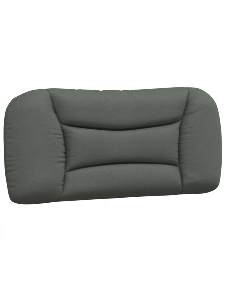Cuscino Testiera Grigio Scuro 80 cm in Tessuto