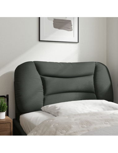 Cuscino Testiera Grigio Scuro 80 cm in Tessuto