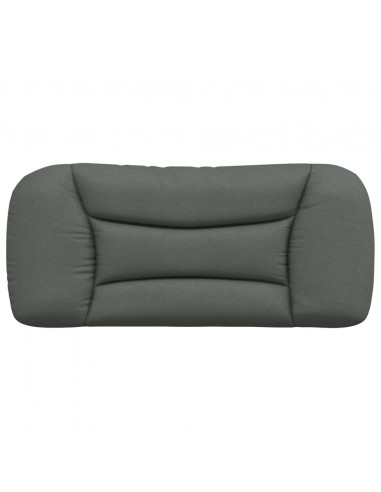 Cuscino Testiera Grigio Scuro 80 cm in Tessuto