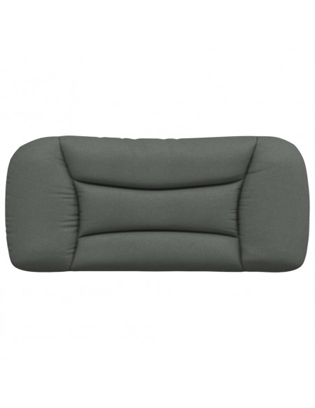 Cuscino Testiera Grigio Scuro 80 cm in Tessuto
