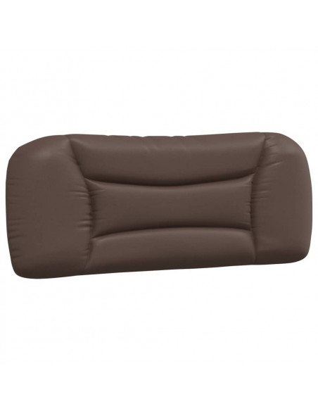 Cuscino Testiera Marrone 100 cm in Similpelle