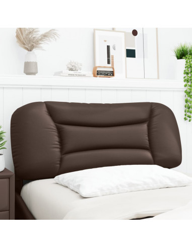 Cuscino Testiera Marrone 100 cm in Similpelle